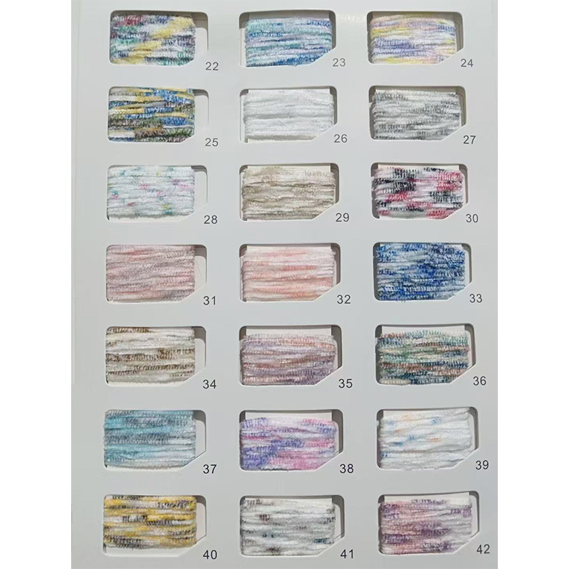 Benang chenille poliester matte penuh Benang chenille poliester matte penuh